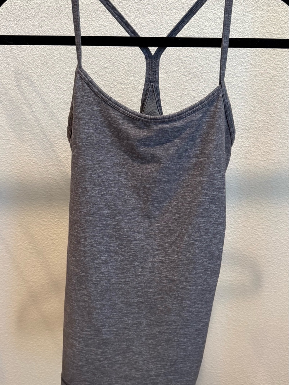 lululemon athletica dark heather gray racerback tank